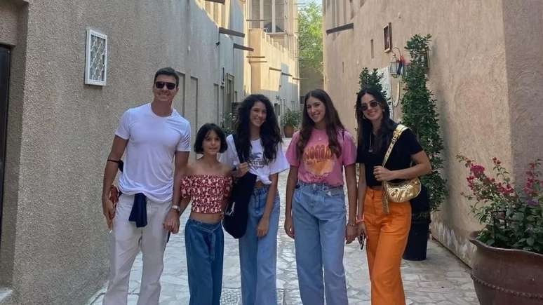 Rodrigo Faro curte Dubai com a família Reprodução Instagram