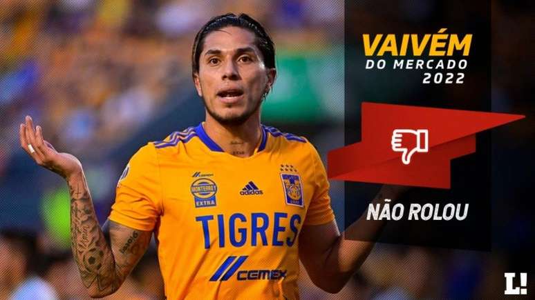 Confusão gerada entre empresário fez Verdão sentir instabilidade jurídica pelo mexicano (Foto: Reprodução/Tigres)