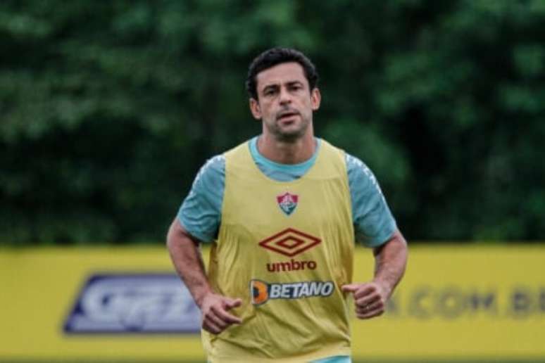 Fred, durante treino do Fluminense (Foto: Lucas Merçon/Fluminense)