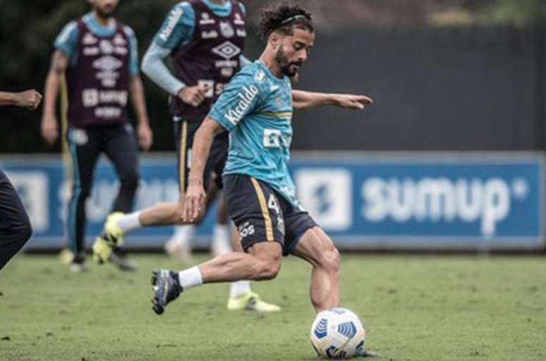 Lucas Venuto se despediu do Santos nas redes sociais (Foto: Ivan Storti/Santos)