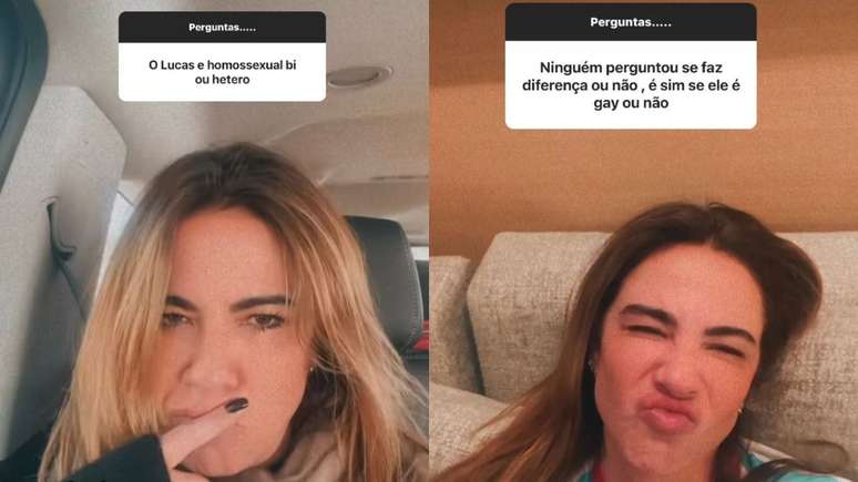 Luciana Gimenez rebate questionamentos sobre sexualidade do filho.