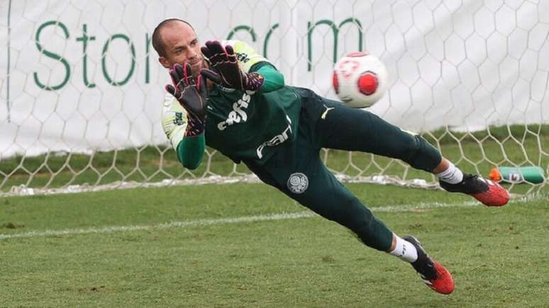 Marcelo Lomba foi mais um a testar positivo para Covid-19 no Palmeiras (Foto: Cesar Greco/Palmeiras)