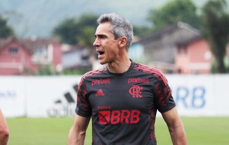 Ainda sem reforços para 2022, Paulo Sousa inicia trabalhos no Flamengo (Foto: Felipe Patino/Flamengo)