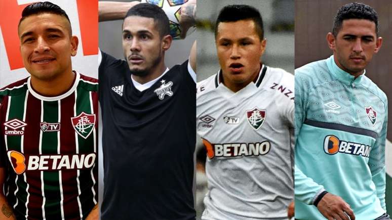 Pineida, Cristiano, Marlon e Danilo Barcelos são as opções na lateral do Fluminense (Fotos: Reprodução / Instagram
PAUL ELLIS / AFP
Mailson Santana/Fluminense FC
LUCAS MERÇON / FLUMINENSE F.C)