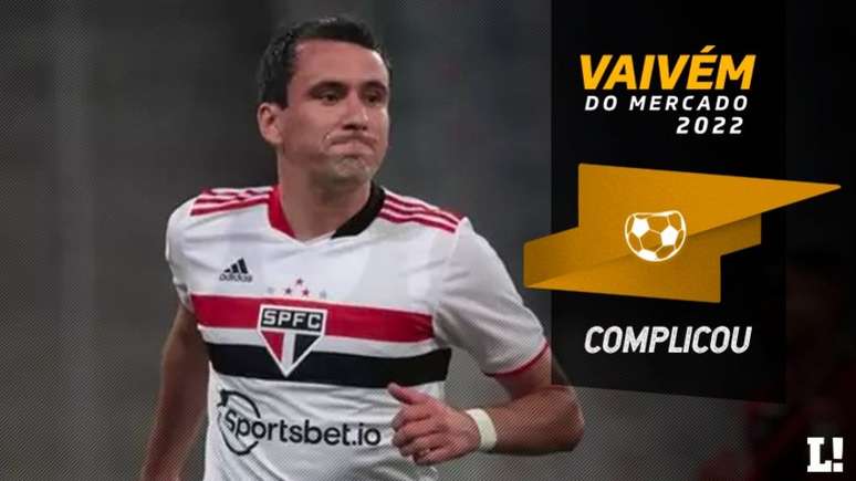 Santos tirou o pé da negociação com o atacante Pablo (Foto: Rubens Chiri / São Paulo)