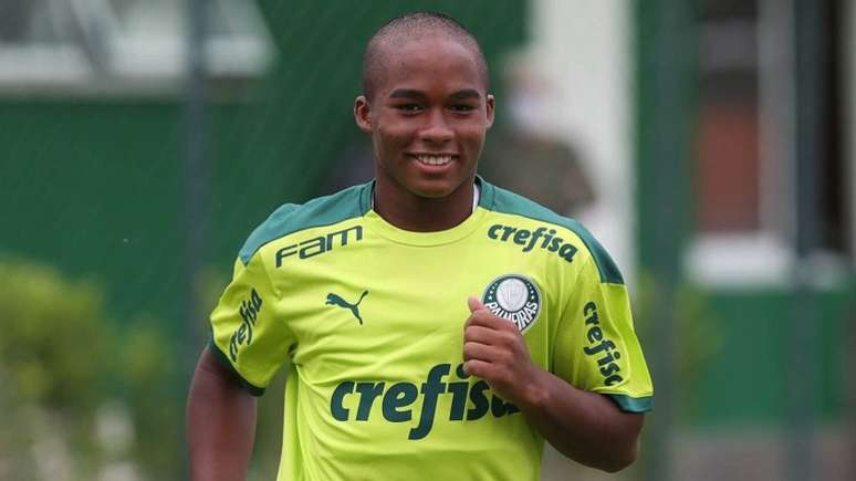 Endrick poderia ser inscrito no Mundial de Clubes, caso o Palmeiras queria levá-lo (Foto: Cesar Greco/Palmeiras)