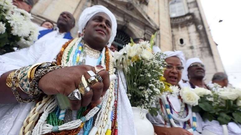 Baianas na Lavagem do Bonfim