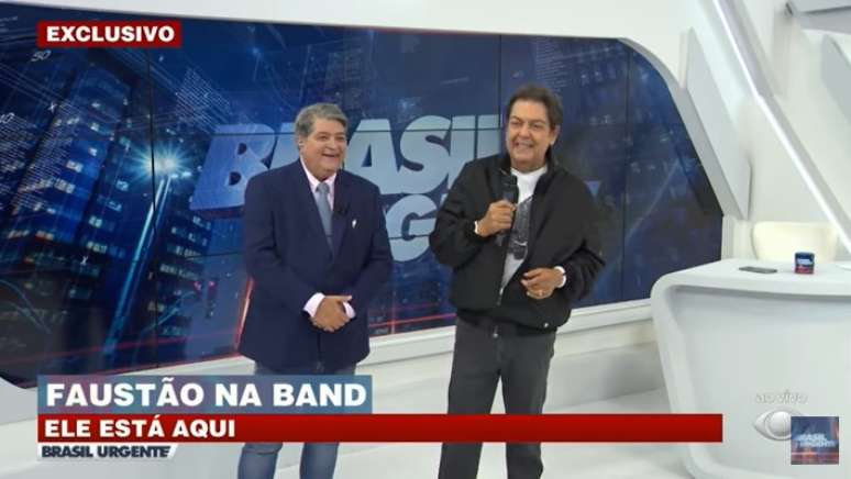 Que dupla! Datena e Faustão elevaram audiência da Band