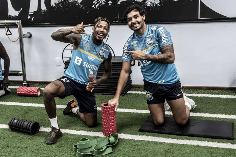 Marinho e Ricardo Goulart vão jogar juntos novamente Ivan Storti/Santos FC