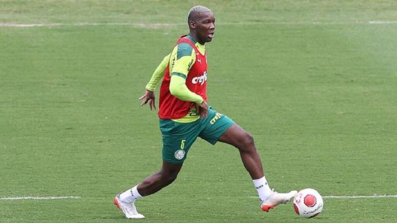 Patrick de Paula comemora dois anos de sua estreia como profissional (Foto: Cesar Greco/Palmeiras)