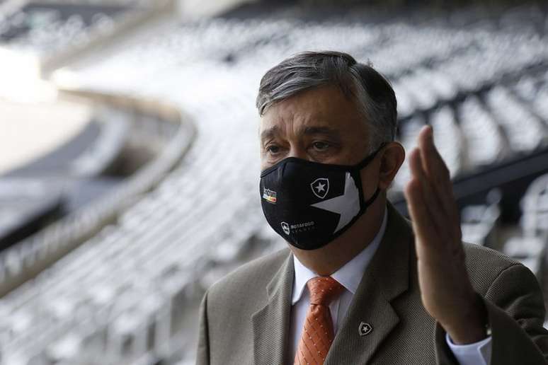 Presidente do Botafogo comemorou a classificação da equipe na Copinha (Foto: Vítor Silva/Botafogo)