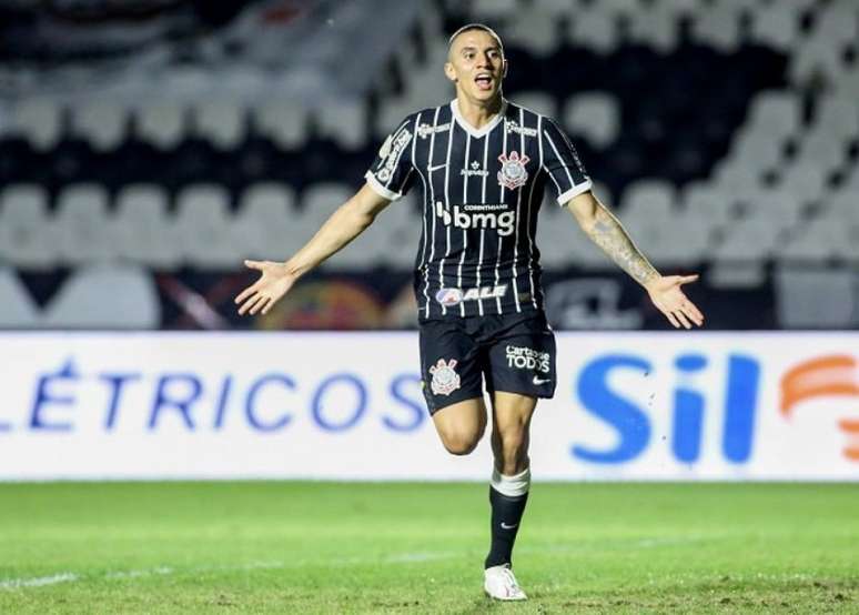 Mantuan tem 10 jogos e um gol pela equipe profisisonal do Corinthians (Foto: Rodrigo Coca/Ag. Corinthians)