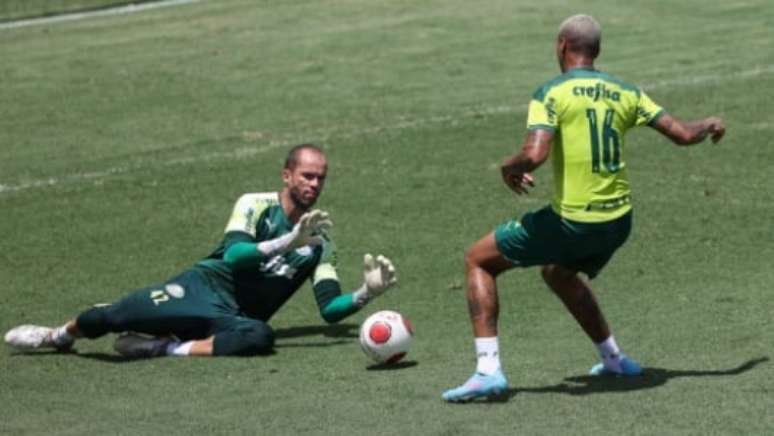 Marcelo Lomba voltou da Covid-19 (Foto: Cesar Greco/Palmeiras)