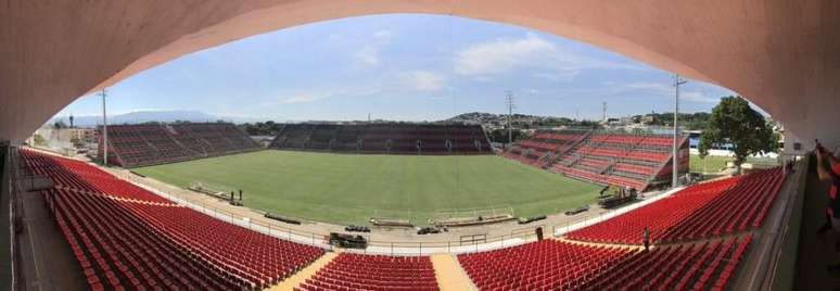 O Flamengo já utilizou o estádio no passado (Reprodução de Twitter)