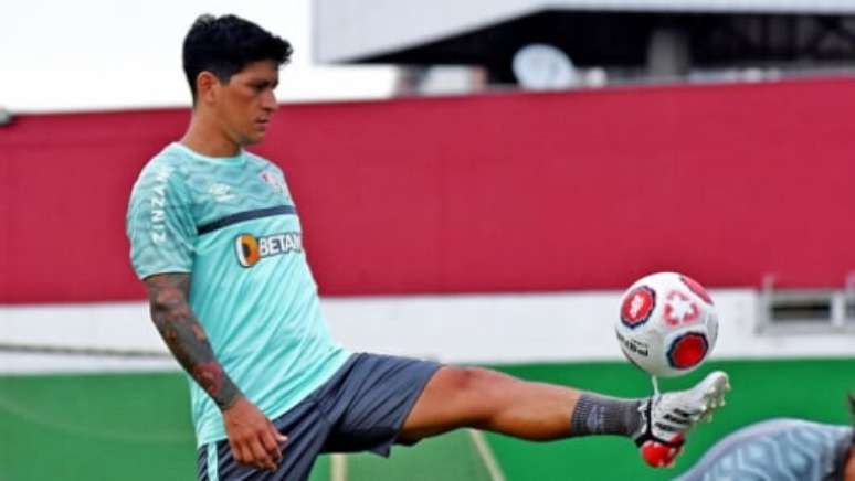 Cano, durante treino no Fluminense (Foto: Mailson Santana/FFC)