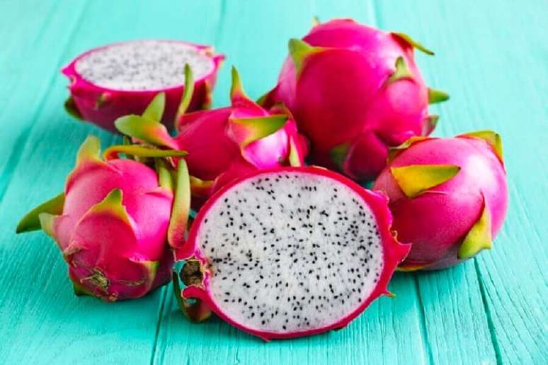 1. Como plantar pitaya: com cores vibrantes, a pitaya tem sabor doce, mas suave. Fonte: Pense Natural