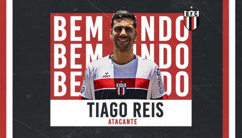 Tiago Reis é novamente emprestado pelo Vasco, dessa vez ao Botafogo (SP) (Divulgação/BotafogoSP)