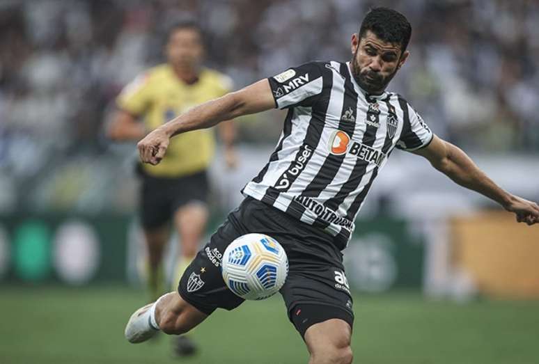 Diego Costa não rendeu o esperado com a camisa do Galo (Foto: Pedro Souza / Altético-MG)