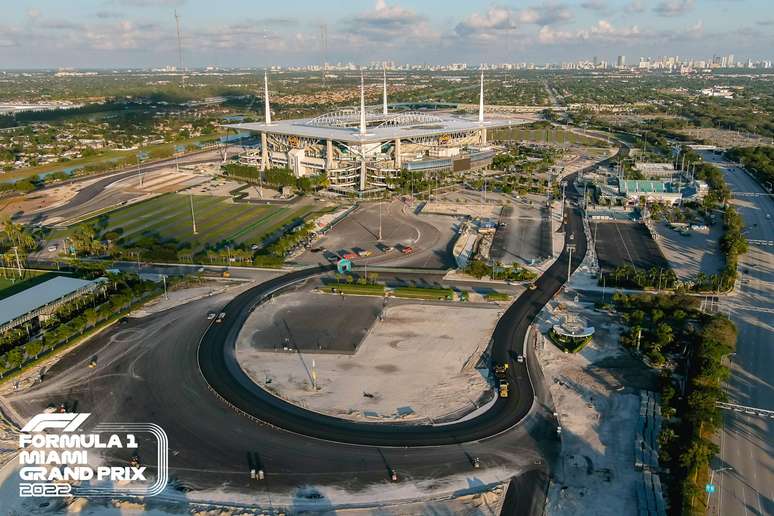 GP de Miami segue recebendo ajustes para F1 em 2022 