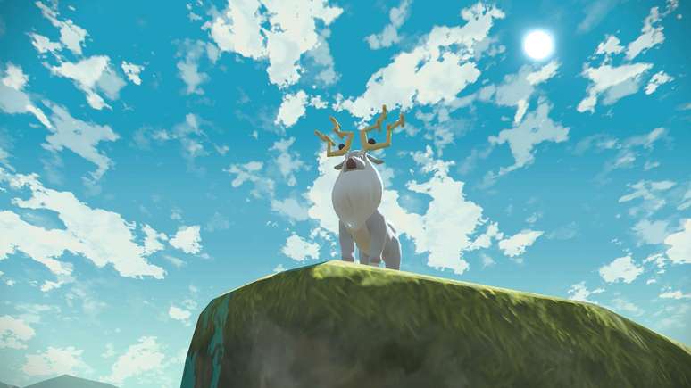 Wyrdeer é um dos novos Pokémon que fazem estreia em Legends: Arceus