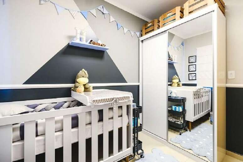 40. Modelo de tran&ccedil;a para ber&ccedil;o de beb&ecirc;. &ndash; Fonte: Meraki Engenharia e Arquitetura