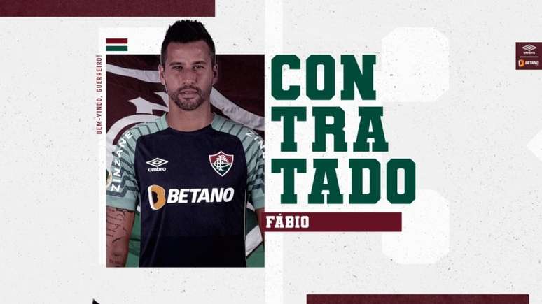 Contratado! Fábio é o novo reforço do Fluminense (Foto: Mailson Santana/FFC)