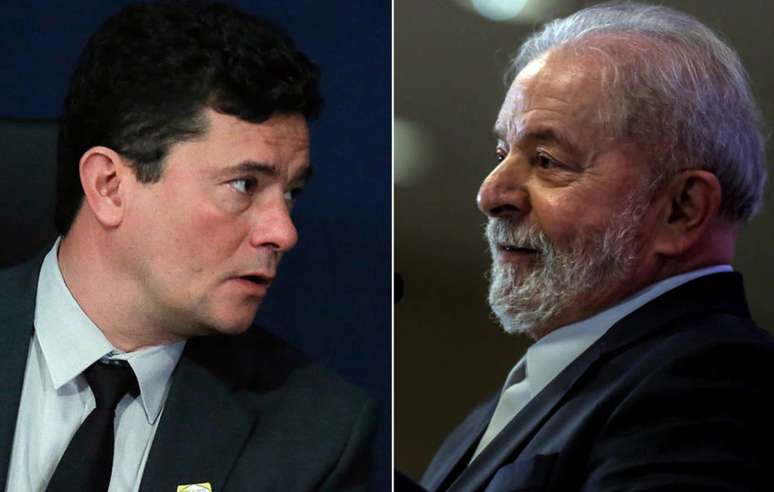 Lula e Sergio Moro são adversários eleitorais 