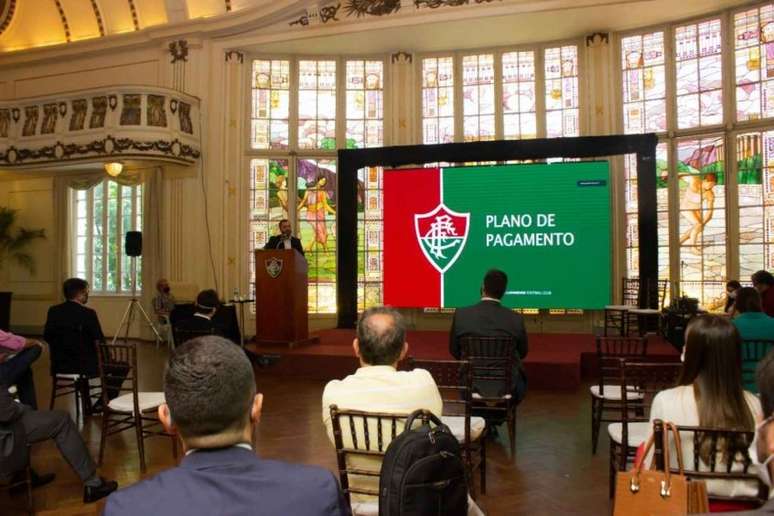 Presidente do Fluminense apresentou proposta aos credores (Marina Garcia/Fluminense FC)