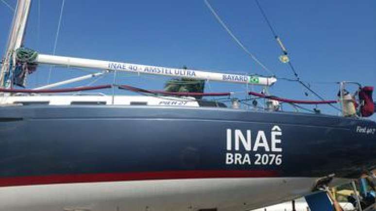 Barco Inaê Amstel Ultra se reforçou para disputas da vela oceânica (Foto: Divulgação)