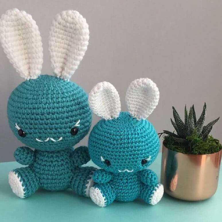 3. Decora&ccedil;&atilde;o delicada com enfeite de amigurumi para quarto infantil &ndash; Foto: Sheila