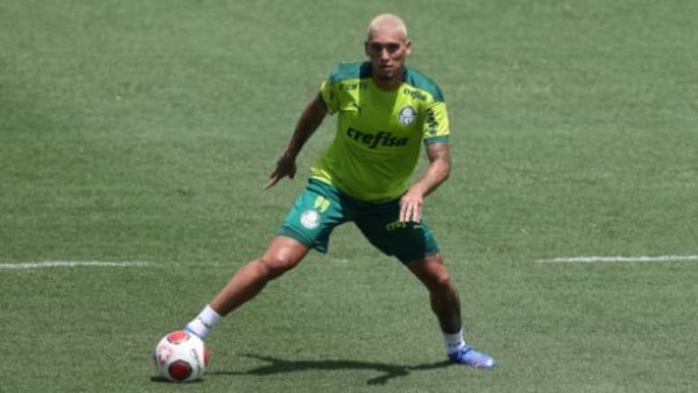 Rafael Navarro pode surpreender (Foto: Cesar Grecco/Palmeiras)