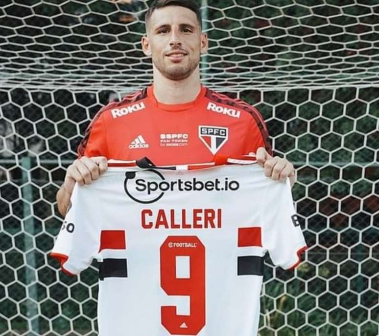 Calleri é o novo camisa nove do São Paulo (Foto: Ian Campbell / saopaulofc)
