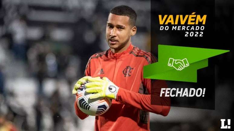 O goleiro Gabriel Batista tem empréstimo encaminhado para o Sampaio Corrêa (Foto: Alexandre Vidal/Flamengo)