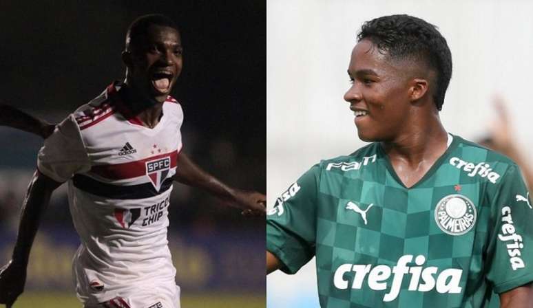 São Paulo e Palmeiras colecionam decisões na base nos últimos anos (Foto: Montagem/São Paulo/Palmeiras)