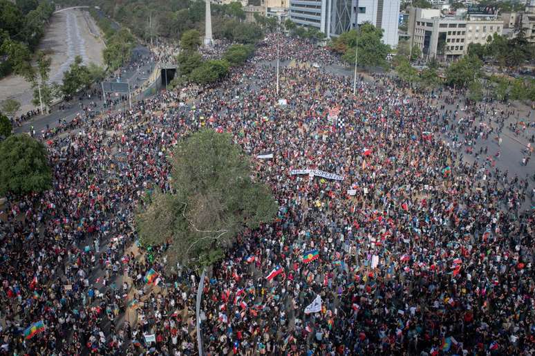 O Chile viu uma grande crise social eclodir em 2019