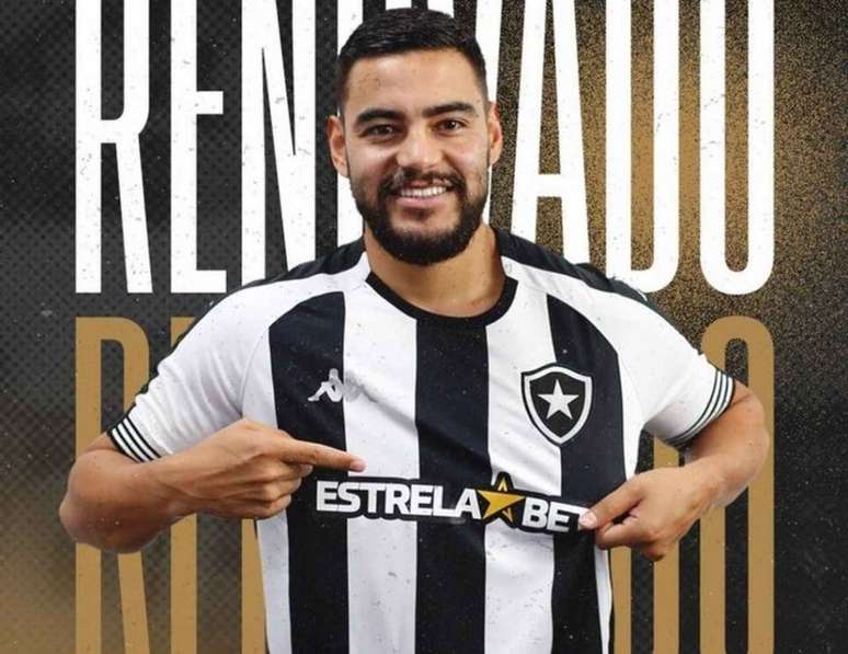 Barreto fica no Botafogo (Foto: Divulgação/Botafogo)