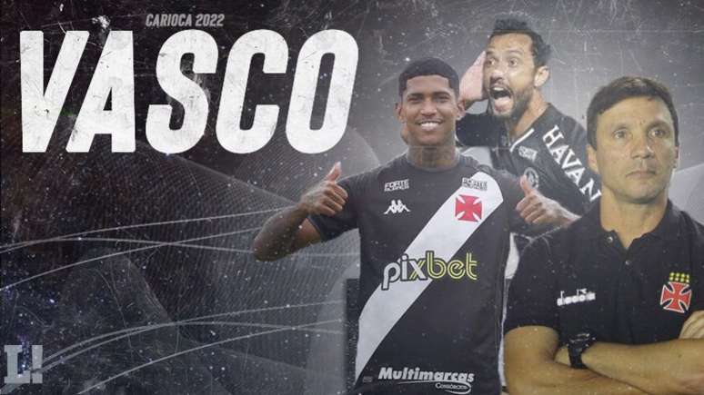 Nene segue no Vasco, Zé Ricardo voltou e Raniel poderá ser o centroavante titular da equipe (Foto: Arte LANCE!)