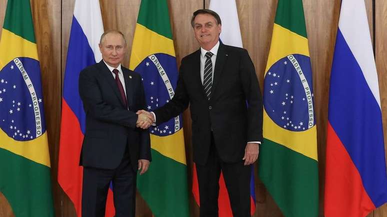 Bolsonaro e Putin j&aacute; se encontraram anteriormente em novembro de 2019. Reencontro deve acontecer em fevereiro