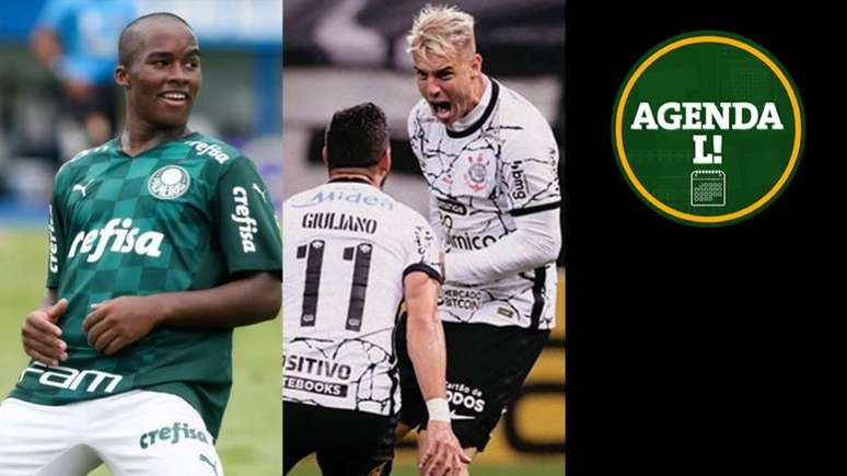 Montagem Lance!
Fotos: Fabio Menotti / Palmeiras; Rodirgo Coca / Corinthians