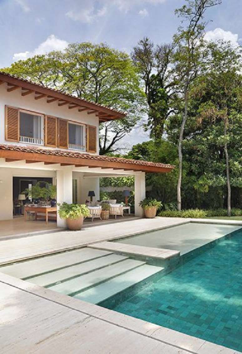 45. Piscinas modernas para mans&atilde;o &ndash; Foto Fair Bnks Pilink