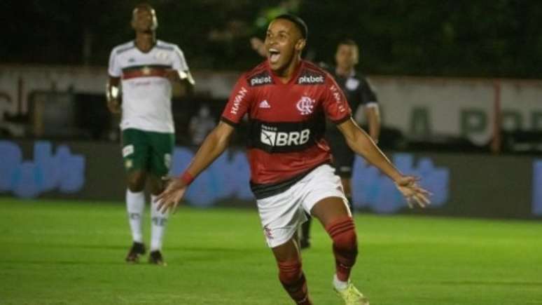 Lázaro foi a estrela da noite na vitória do Flamengo (Foto: Alexandre Vidal / Flamengo)