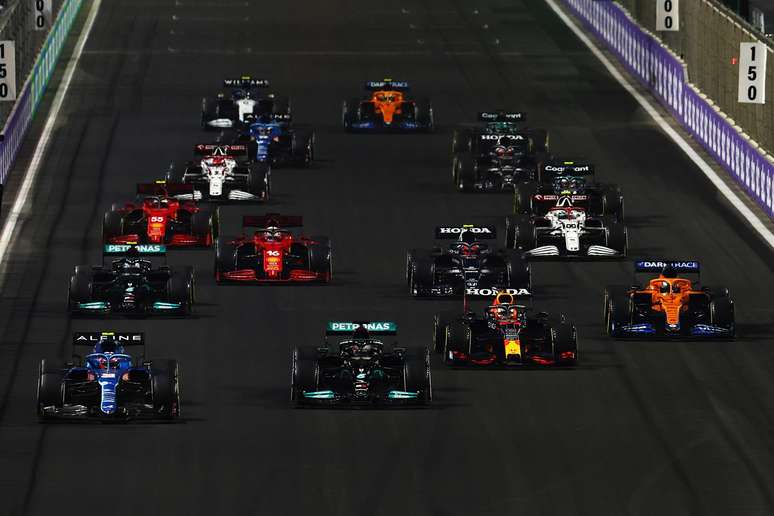 O circuito de Jedá sediou o GP da Arábia Saudita, penúltima etapa da temporada 