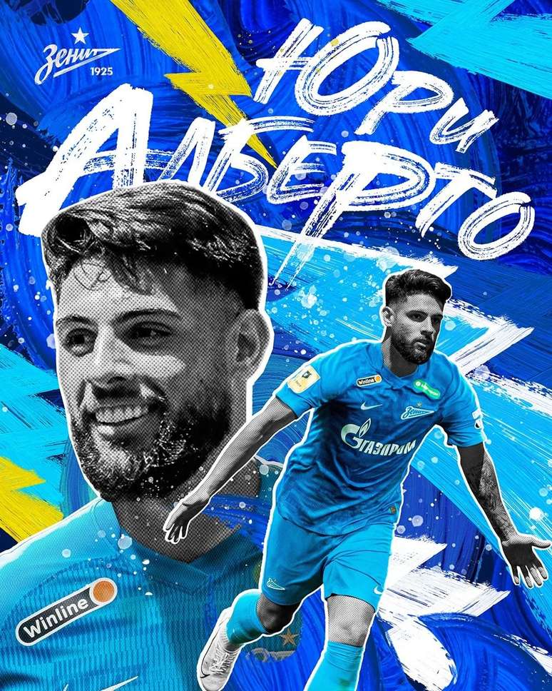 Yuri Alberto é anunciado como novo reforço do Zenit