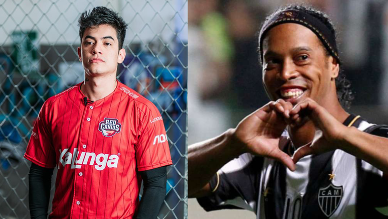 Fnx e Ronaldinho Gaúcho tem muitas semelhanças