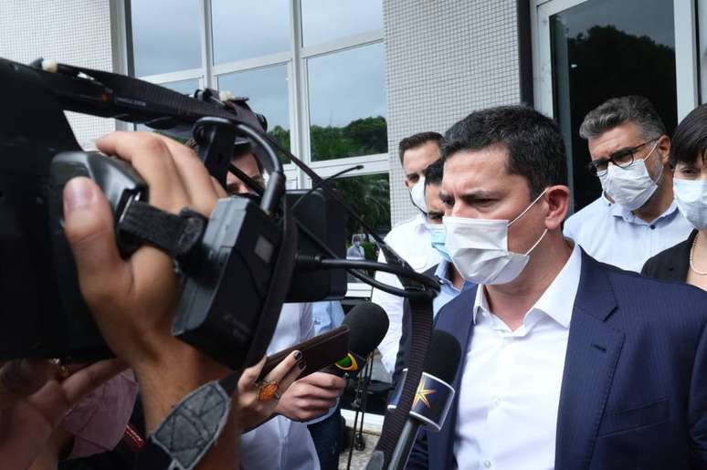 Pré-candidato à presidência, Moro visitou o Hospital de Base de São José do Rio Preto.