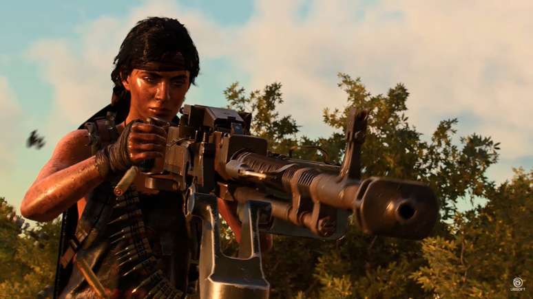 Ubisoft traz personagem fã de Rambo em DLC