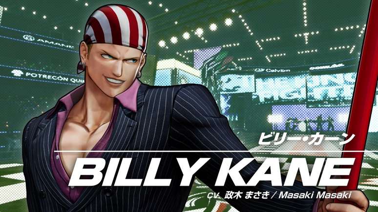 Billy Kane é um dos personagens que chega em DLC de KOF XV