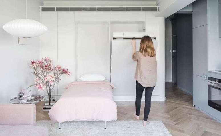 1. M&oacute;veis inteligentes com cama retr&aacute;til &ndash; Foto Culbert Constructions