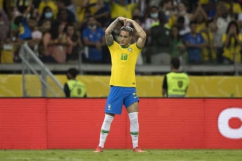Antony tem dois gols marcados com a camisa da Seleção Brasileira (Foto: Lucas Figueiredo / CBF)