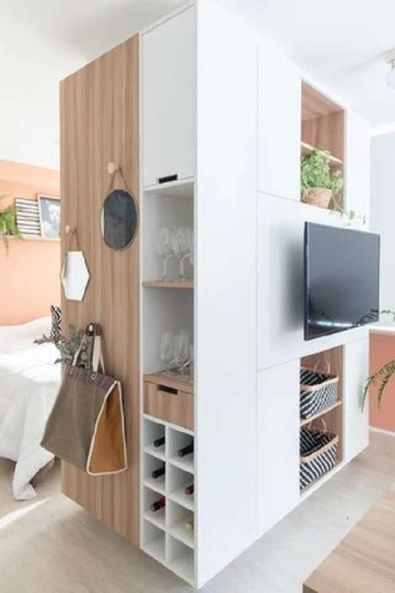 43. M&oacute;veis inteligentes para sala moderna &ndash; Foto Estudio Minke